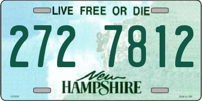 NH license plate 2727812