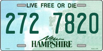 NH license plate 2727820