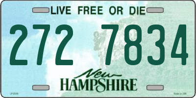 NH license plate 2727834