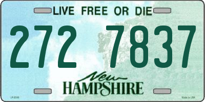 NH license plate 2727837