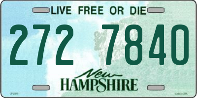 NH license plate 2727840