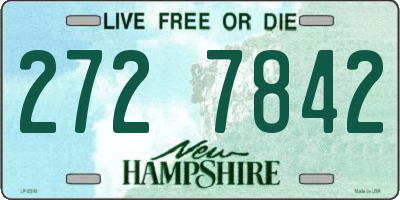 NH license plate 2727842