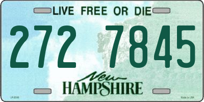 NH license plate 2727845