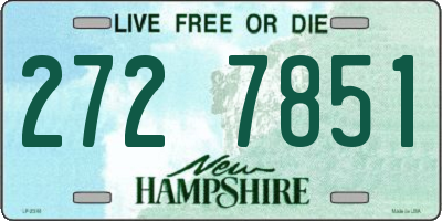 NH license plate 2727851