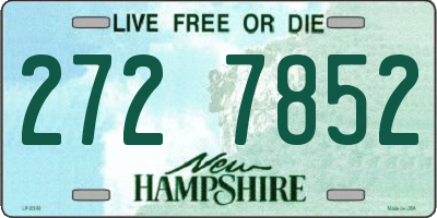 NH license plate 2727852
