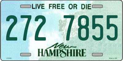 NH license plate 2727855