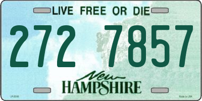 NH license plate 2727857