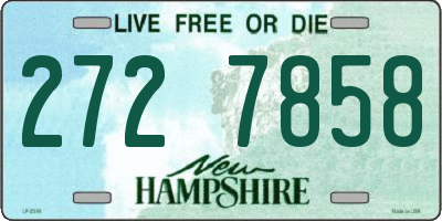 NH license plate 2727858