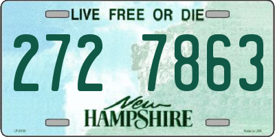 NH license plate 2727863
