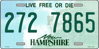 NH license plate 2727865