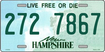 NH license plate 2727867