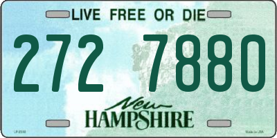 NH license plate 2727880