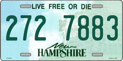 NH license plate 2727883