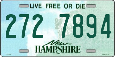 NH license plate 2727894