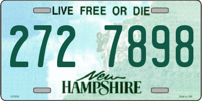 NH license plate 2727898