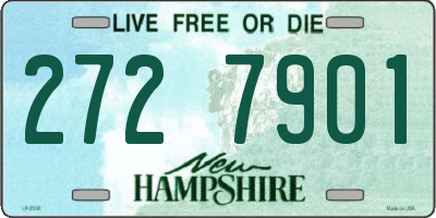 NH license plate 2727901