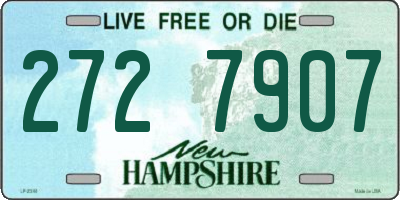 NH license plate 2727907