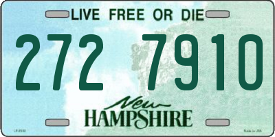 NH license plate 2727910