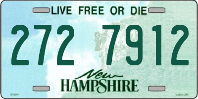 NH license plate 2727912