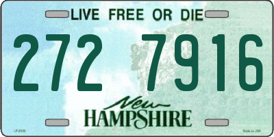 NH license plate 2727916