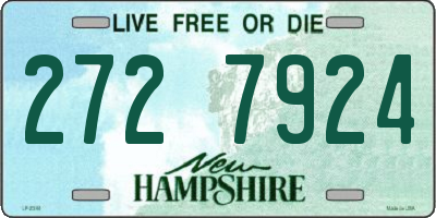 NH license plate 2727924