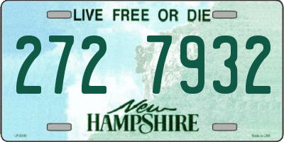 NH license plate 2727932