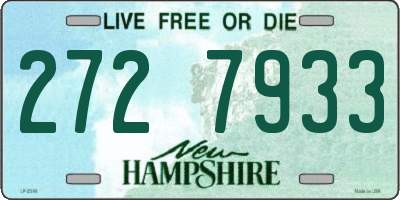 NH license plate 2727933
