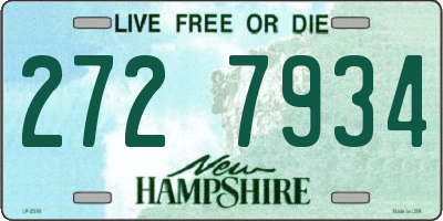 NH license plate 2727934