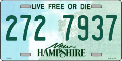 NH license plate 2727937