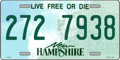 NH license plate 2727938