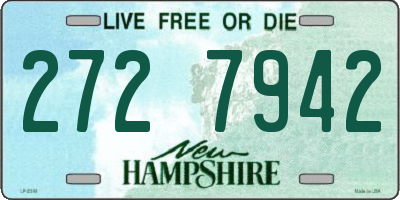 NH license plate 2727942