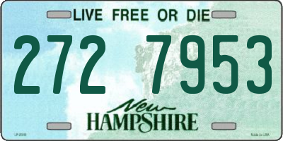NH license plate 2727953