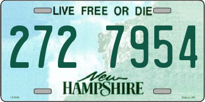 NH license plate 2727954