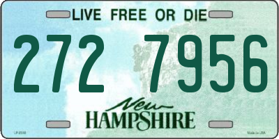 NH license plate 2727956