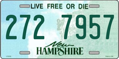 NH license plate 2727957