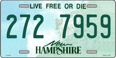 NH license plate 2727959
