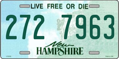 NH license plate 2727963