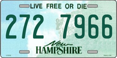NH license plate 2727966