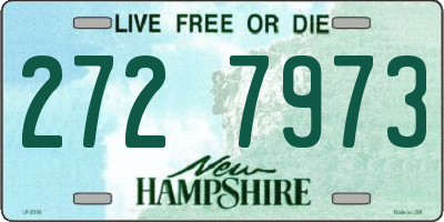 NH license plate 2727973