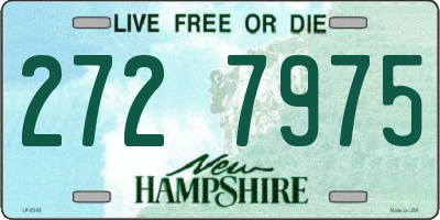 NH license plate 2727975