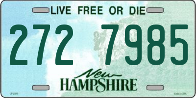 NH license plate 2727985