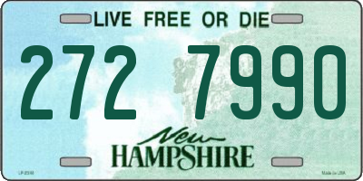 NH license plate 2727990