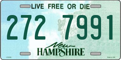NH license plate 2727991