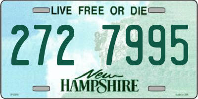 NH license plate 2727995