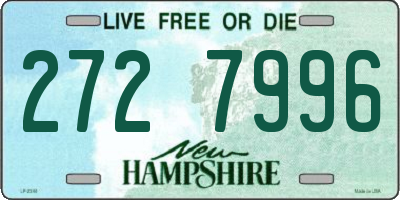NH license plate 2727996