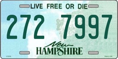 NH license plate 2727997
