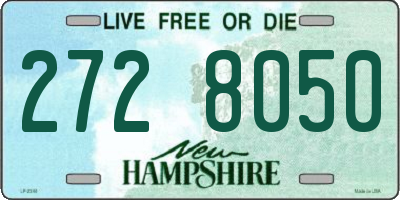 NH license plate 2728050