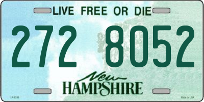 NH license plate 2728052
