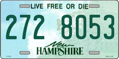 NH license plate 2728053