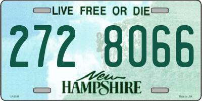 NH license plate 2728066